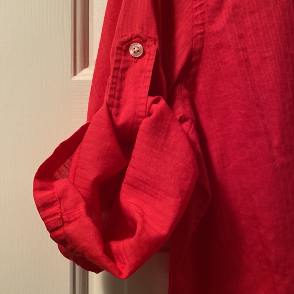 Ralph Lauren red lightweight button up - Picture 4 of 5
